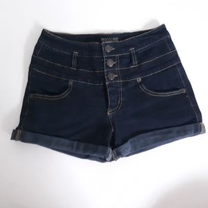 Mossimo High Waisted Jean Shorts (size 2) (denim)